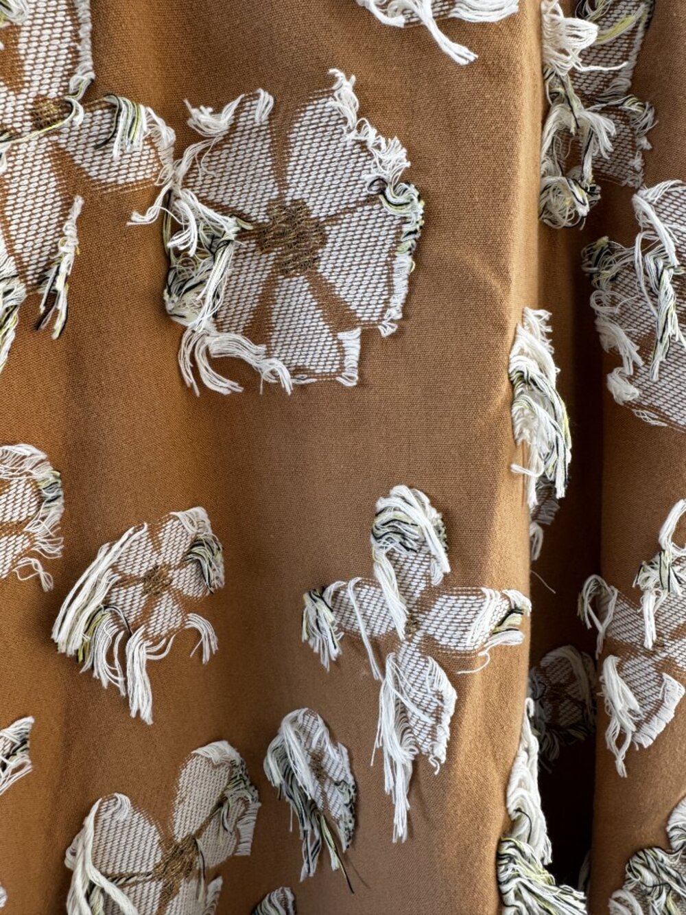 Seven Ten by Miho Kawahito Jacquard Floral A-line Midi Skirt - Picture 3 of 4